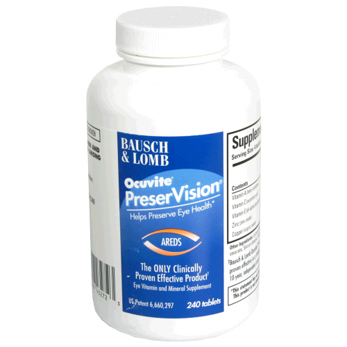 Image 0 of Ocuvite Preservision Multivitamin Tablets 240 Ct.