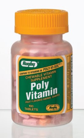 Image 0 of Poly-Vit Chew 100 Tablet