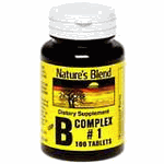 Natures Blend B Complex Formula 1 Tablets 100