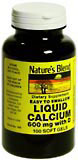 Image 0 of Natures Blend Liquid Calcium 600mg With D Softgels 100