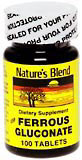 Image 0 of Natures Blend Ferrous Gluconate 5 Gr Tablets 100