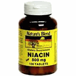 Image 0 of Natures Blend Niacin 500 Mg Tablets 100