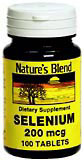 Image 0 of Natures Blend Selenium 200 Mcg Tablets 100