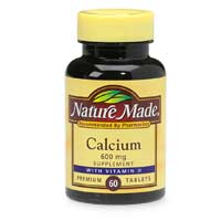 Image 0 of Nature Made Calcium + D 600 Mg 60 Tablet