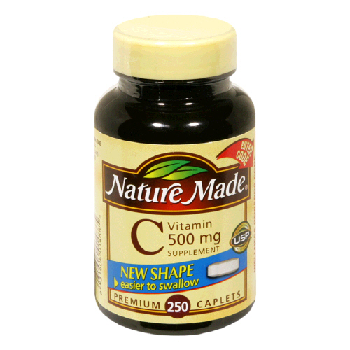 Nature Made Vitamin C 500 Mg Caplets 250