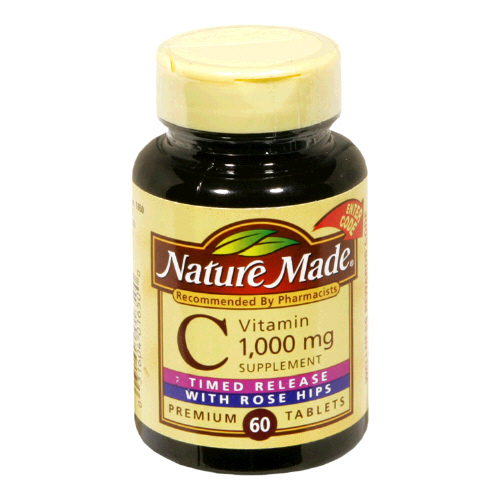 Nature Made Vitamin C With Rose Hips 1000 Mg Tablets 60
