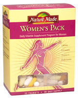 Image 0 of Nature Made Womens Pack Daily Vitamin Supplement Packets 30