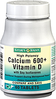Image 0 of Natures Bounty Calcium 600 + Vitamin D With Soy Isoflavones Tablets 60