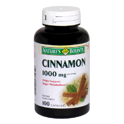 Natures Bounty Cinnamon 1000 Mg Capsules 100