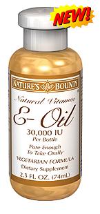 Image 0 of Natures Bounty Vitamin E Oil 30,000 IU 2.5 Oz