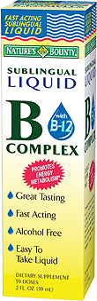 Image 0 of Natures Bounty B Complex Sub-Lingual 2 Oz