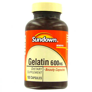 Image 0 of Sundown - Gelatin 10 Grain (600 mg) Dietary Supplement Capsules 100