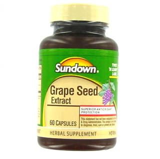 Image 0 of Sundown - Grape Seed Extract Herbal Supplement Capsules 60