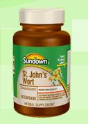 Image 0 of Sundown - St. John's Wort 300 mg Standardized Herbal Supplement Capsules 60