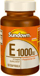 Image 0 of Sundown - Vitamin E 1000 Units Mixed Natural Vitamin Supplement Softgels 50