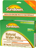 Image 0 of Sundown - Natural Herbal Water Pills Herbal Supplement Tablets 30