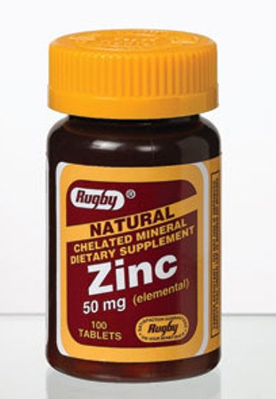 Zinc Chelated 50 Mg 100 Tablets By Major Rugby