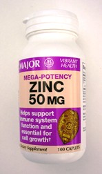 Zinc Gluconate 50 Mg 100 Tablet By Major Pharmaceutical