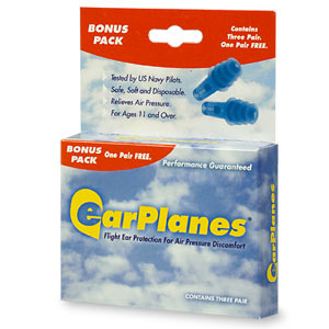 Image 0 of Earplanes Earplugs For Adult Flight Ear Protection 1 Pr