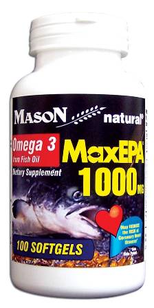 Maxepa 1000 mg Omega 3 From Fish Oil Dietary Supplement Softgels 100
