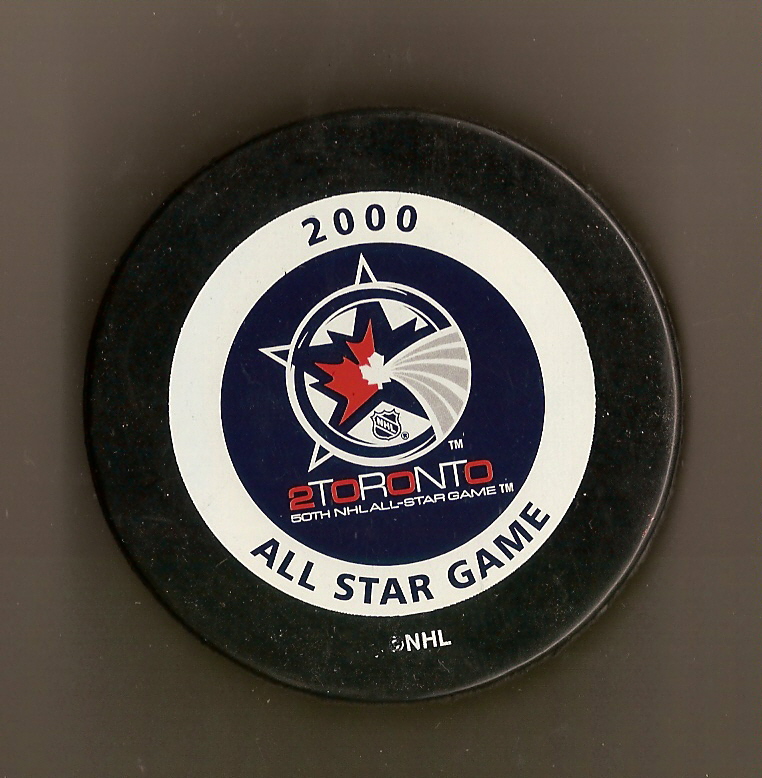 2000 NHL Official All Star Game Puck Toronto