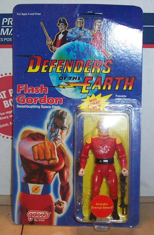 1986 Galoob Defenders Of Earth Flash Gordon Figure Galoob Vintage