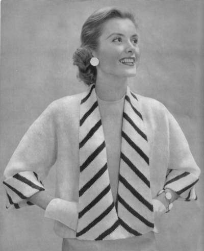 Vintage Las knitting patterns available from The Retro Knitting