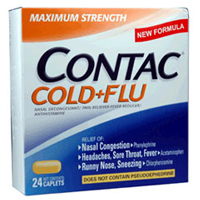 Contac Cold + Flu Maximum Strength Caplets 24