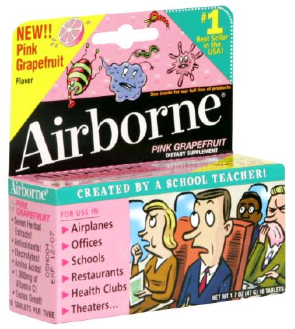 Image 0 of Airborne Effervescent Grapefruit Tablets 10