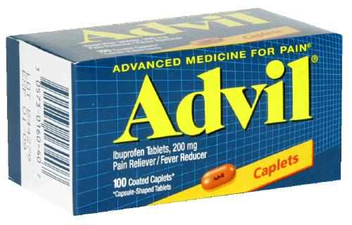 Advil 200 mg Pain Reliever Caplets 100