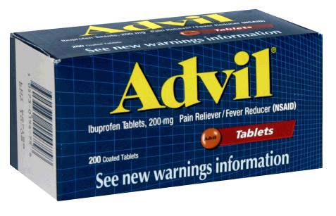 Advil Ibuprofen 200 mg Pain Reliever Fever Reducer Tablets 200
