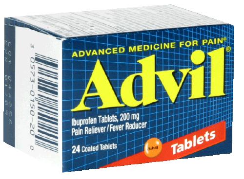 Advil Ibuprofen 200 mg Pain Reliever Tablets 24