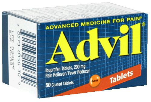 Advil Ibuprofen 200 mg Pain Reliever Tablets 50