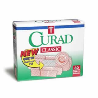 Image 0 of Curad Bandage Plastic Asst 80 Ct.