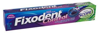 Fixodent Cream + Scope 2 Oz