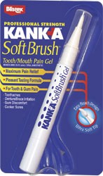 Kanka Oral Pain Gel Soft Brush 0.07 Oz