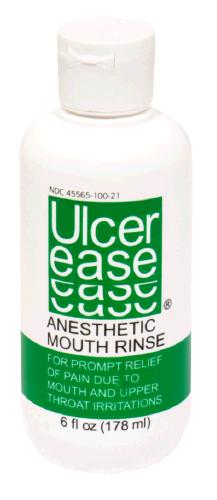 Ulcerease Anesthetic Mouth Rinse Liquid 6 Oz