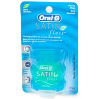 Oral-B Satinfloss Mint Dental Floss 55Yd