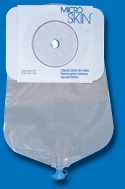 Image 0 of Cymed 9 Urostomy Cut-To-Fit 1 1/2'' Clear Pouch Plain Barrier 10