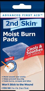 Spenco 2Nd Skin Moist Burn Medium Pad 4 Ct