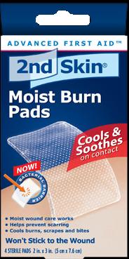 Image 0 of Spenco 2Nd Skin Moist Burn Medium Pad 4 Ct