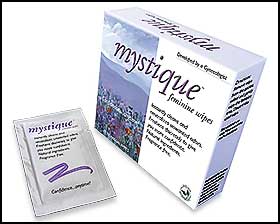 Mystique Feminine Wipes pack