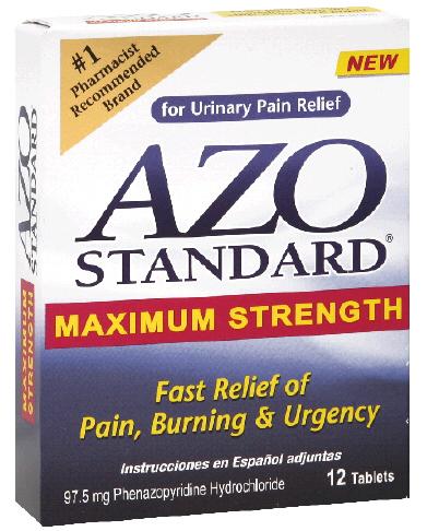 Azo Maximum Strength Standard Tablets 12 Ct.