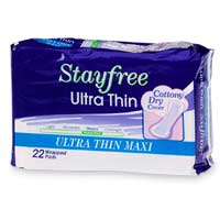 Stayfree Ultra Thin Maxi Regular Pads 12X22