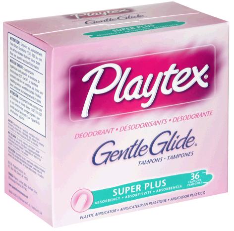 Playtex Gentle Glide Deodorant Super Plus Absorbency Tampons 36