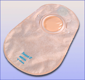 Genairex Securi-T 2 Piece 8'' Closed Opaque Ostomy Pouches 30