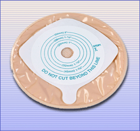 Genairex Securi-T One Piece 4'' Opaque Stoma Cap Ostomy Pouches 30