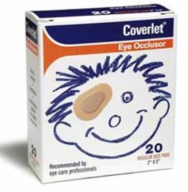 Coverlet Eye Occlusor Regular Size Bandages 20