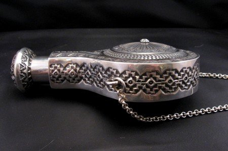 Image 3 of Sunshine Reeves Navajo Native American Silver Canteen