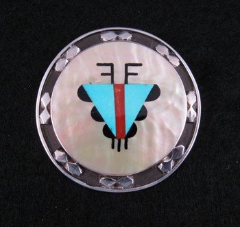 Zuni ~ Anthony Otto Lucio ~ Inlay Pin / Pendant 